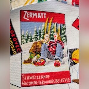 OLD SCHOOL CLOTHING SHIRT WITH SKI MOTIF